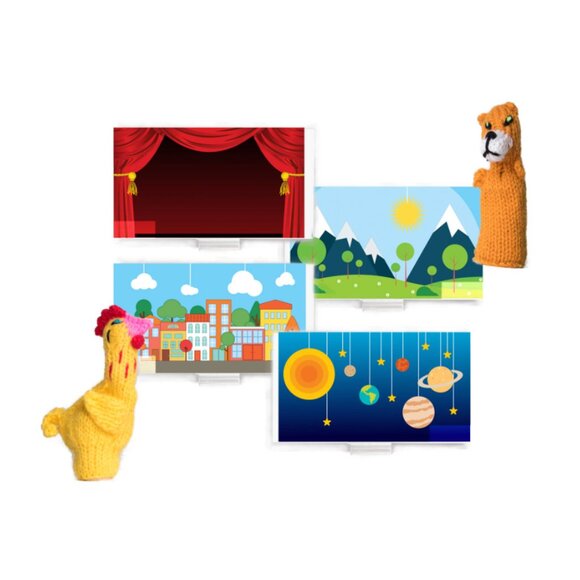 Puppet Show On-the-Go Play Set - Picture 2 of 3